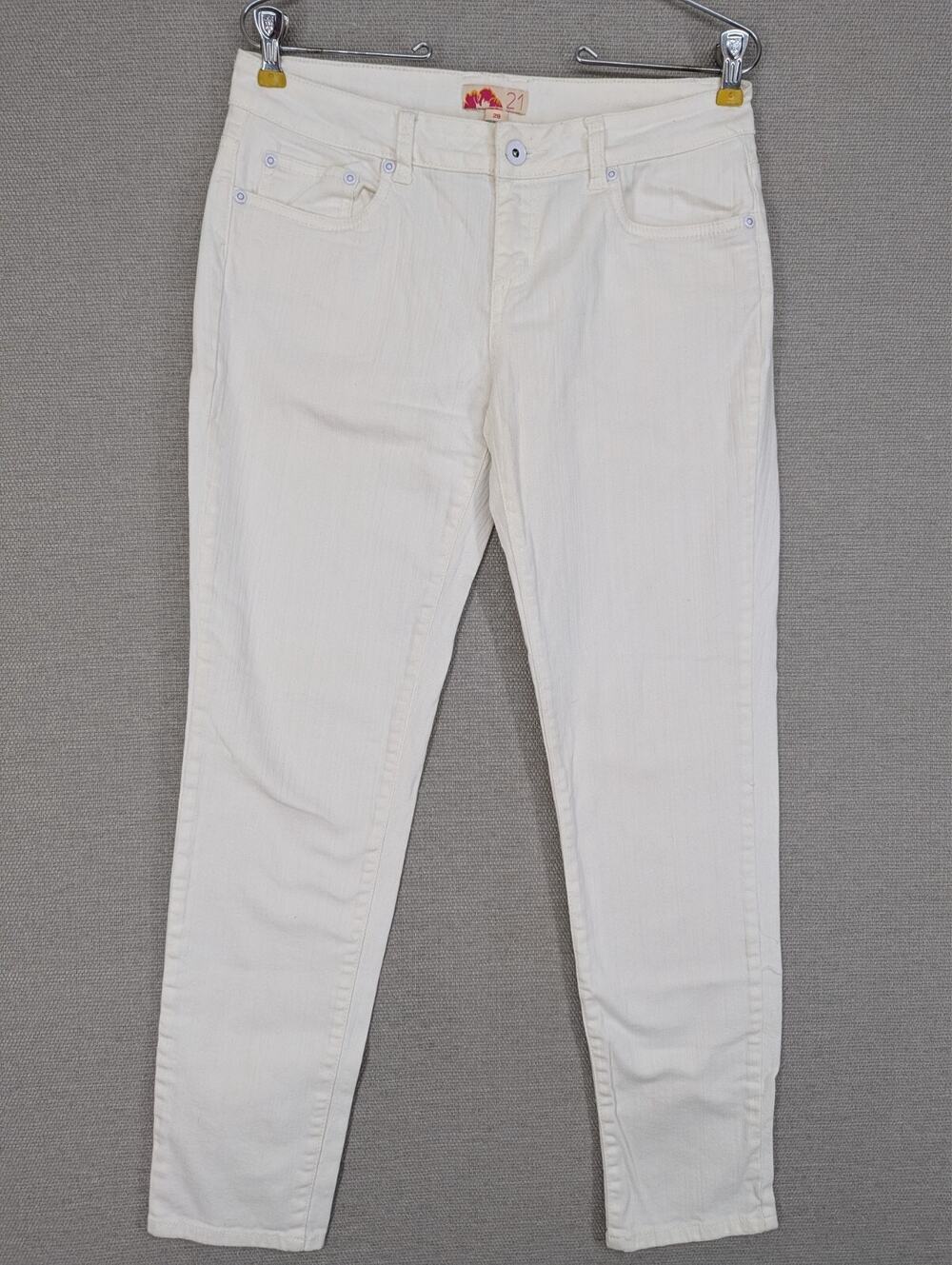 Rue 21 Off White Jeans Size 28 Stretch -0525G155
